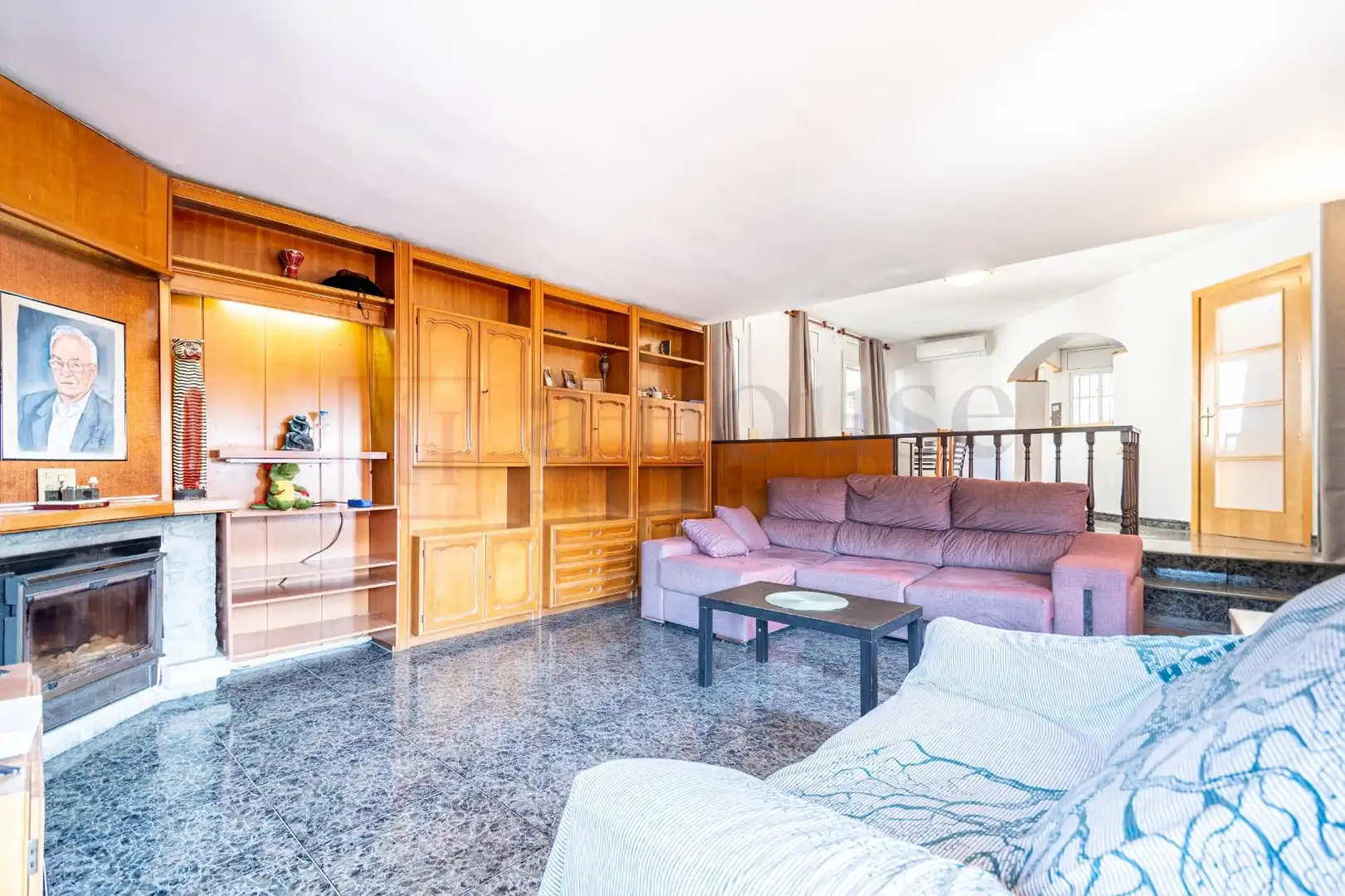 Sala de estar de Casa o chalet en venta en Barcelona con Aire acondicionado, Calefacción y Terraza