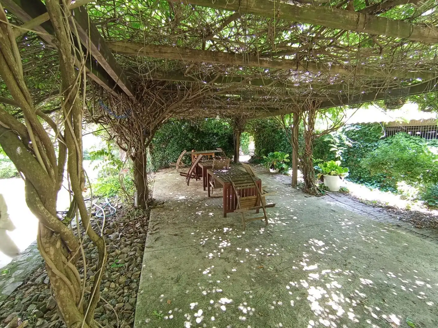 Terrassa de Finca rústica en venda en Sant Cebrià de Vallalta amb Jardí privat, Terrassa i Piscina comunitària