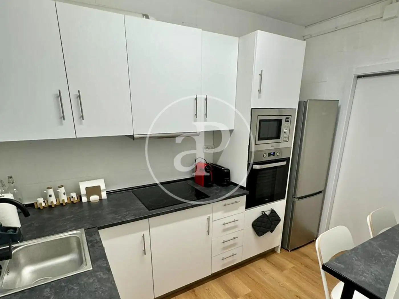 Kitchen of Flat for rent in Barcelona  with Air Conditioner, Heating and Furnished