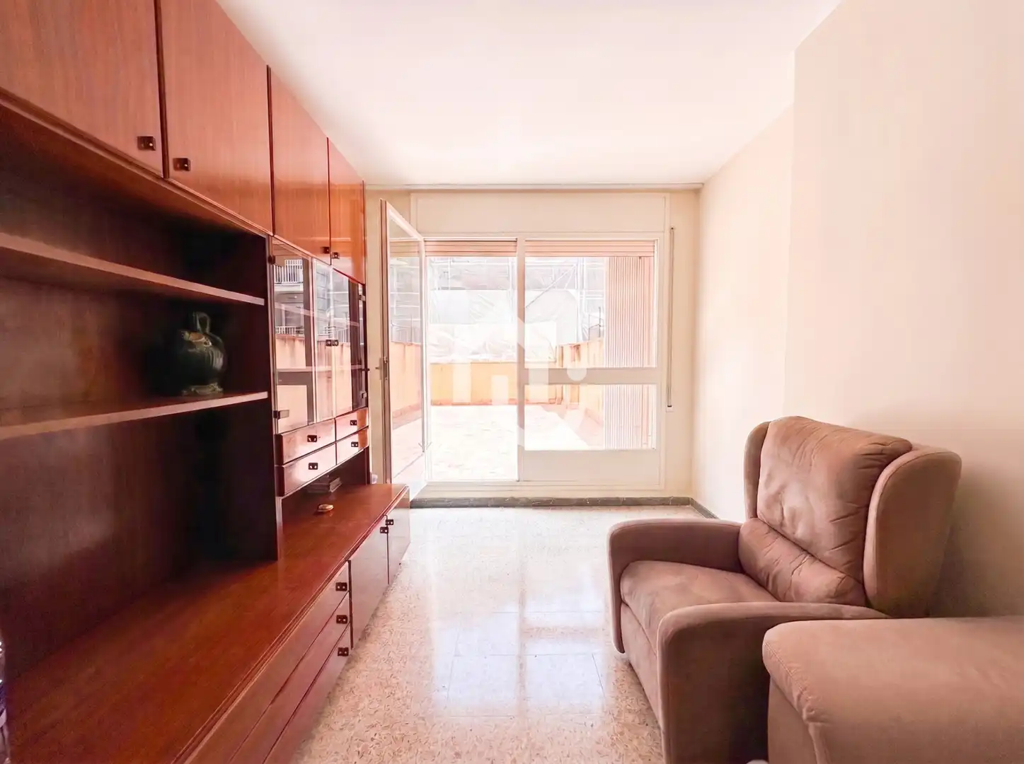 Sala de estar de Piso en venta en Barcelona con Calefacción y Terraza