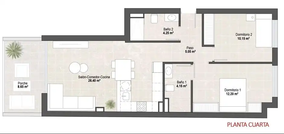 Ático con piscina en venta en Lo Pagán, imagen 15