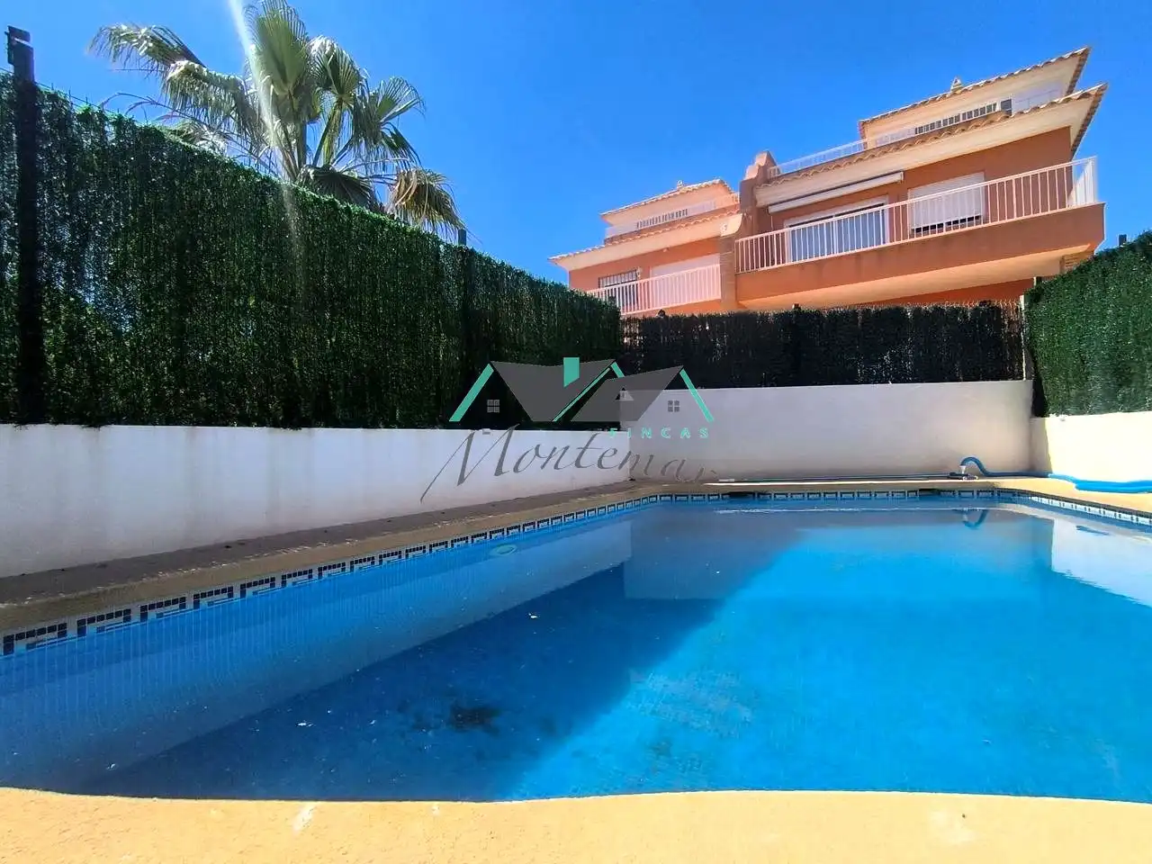 Piscina de Casa o chalet de alquiler en Águilas con Aire acondicionado, Jardín privado y Terraza