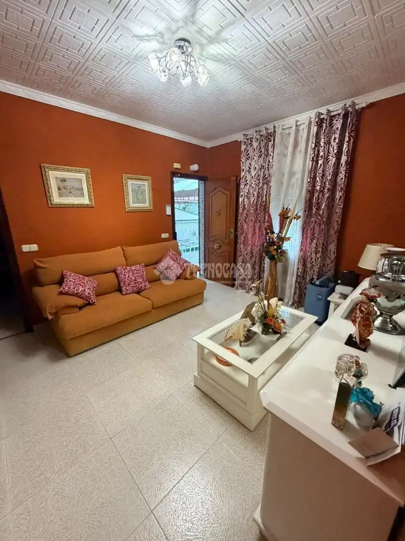 Sala de estar de Casa adosada en venta en Málaga