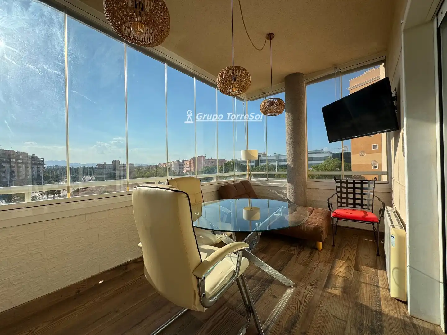 Terrace of Flat for sale in Elche / Elx  with Air Conditioner, Heating and Terrace