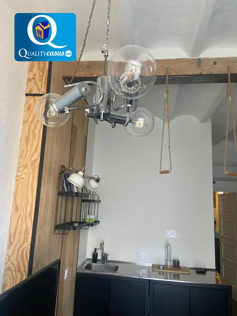 Cuina de Apartament en venda en Alcoy / Alcoi amb Aire condicionat i Balcó