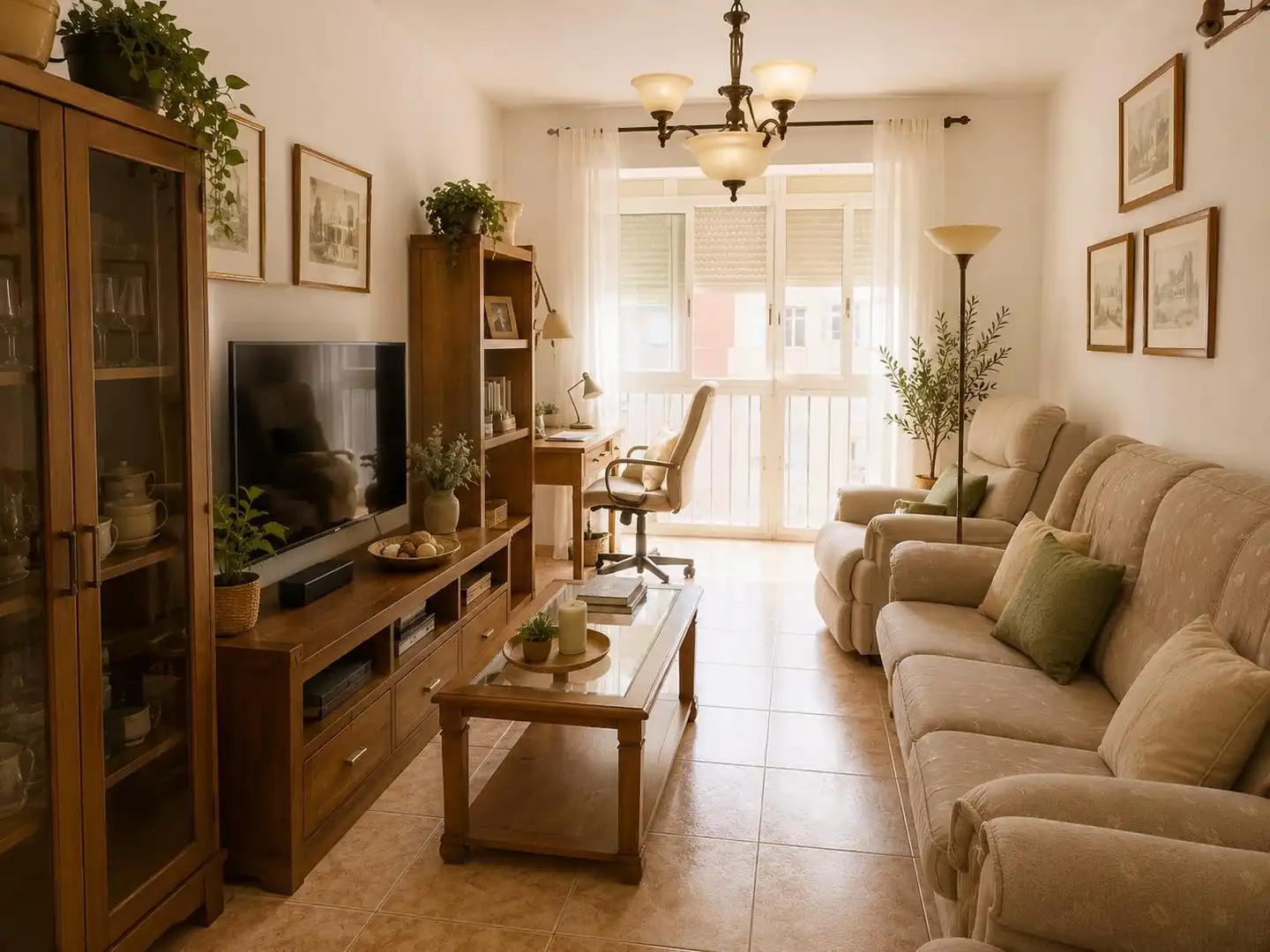 Sala d'estar de Apartament en venda en Cádiz amb Moblat