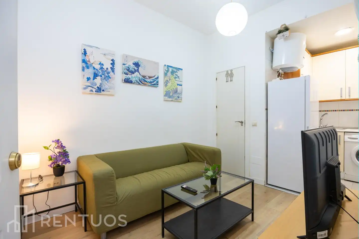 Living room of Study for rent in Madrid  with Furnished