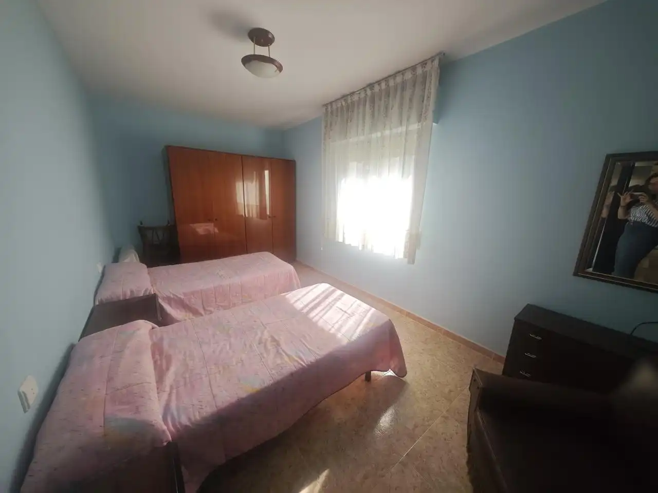 Bedroom of Flat for rent in Plasencia  with Terrace and Furnished