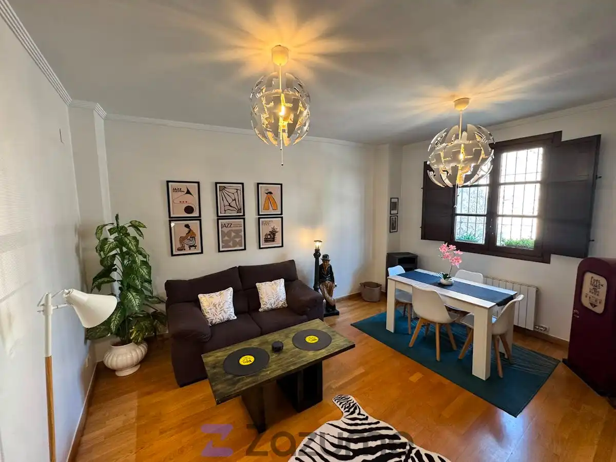 Sala d'estar de Apartament de lloguer en Granada amb Aire condicionat, Calefacció i Parquet
