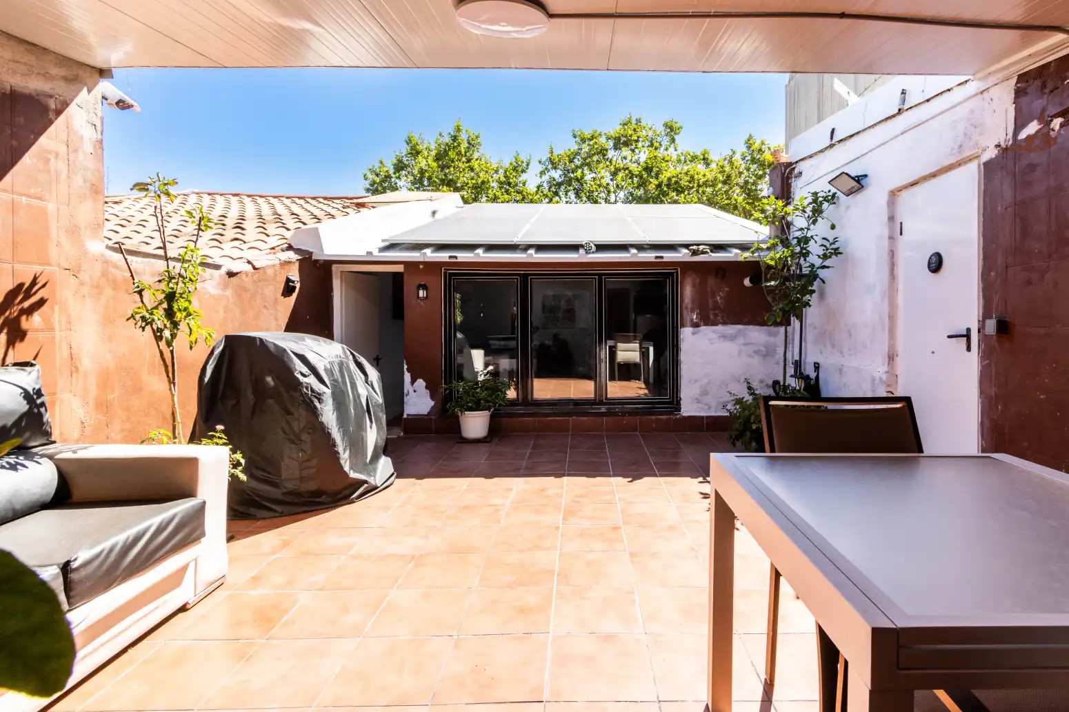 Terrace of Flat for sale in Terrassa  with Parquet flooring, Terrace and Balcony