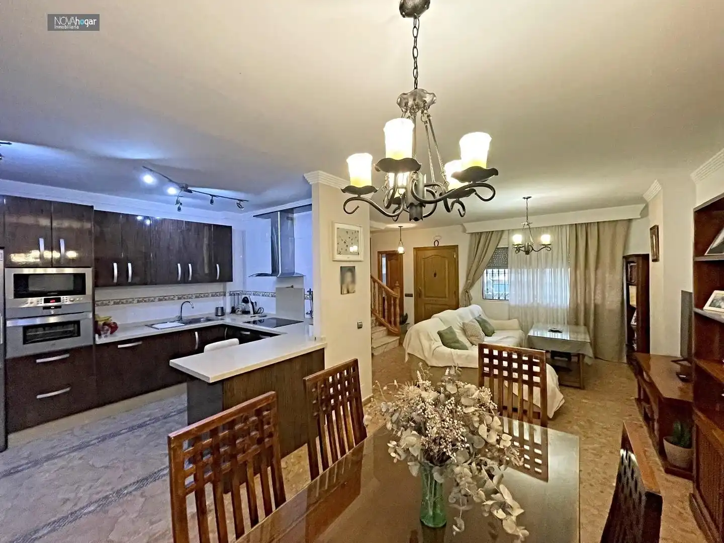 Cocina de Casa adosada en venta en Estación de Cártama