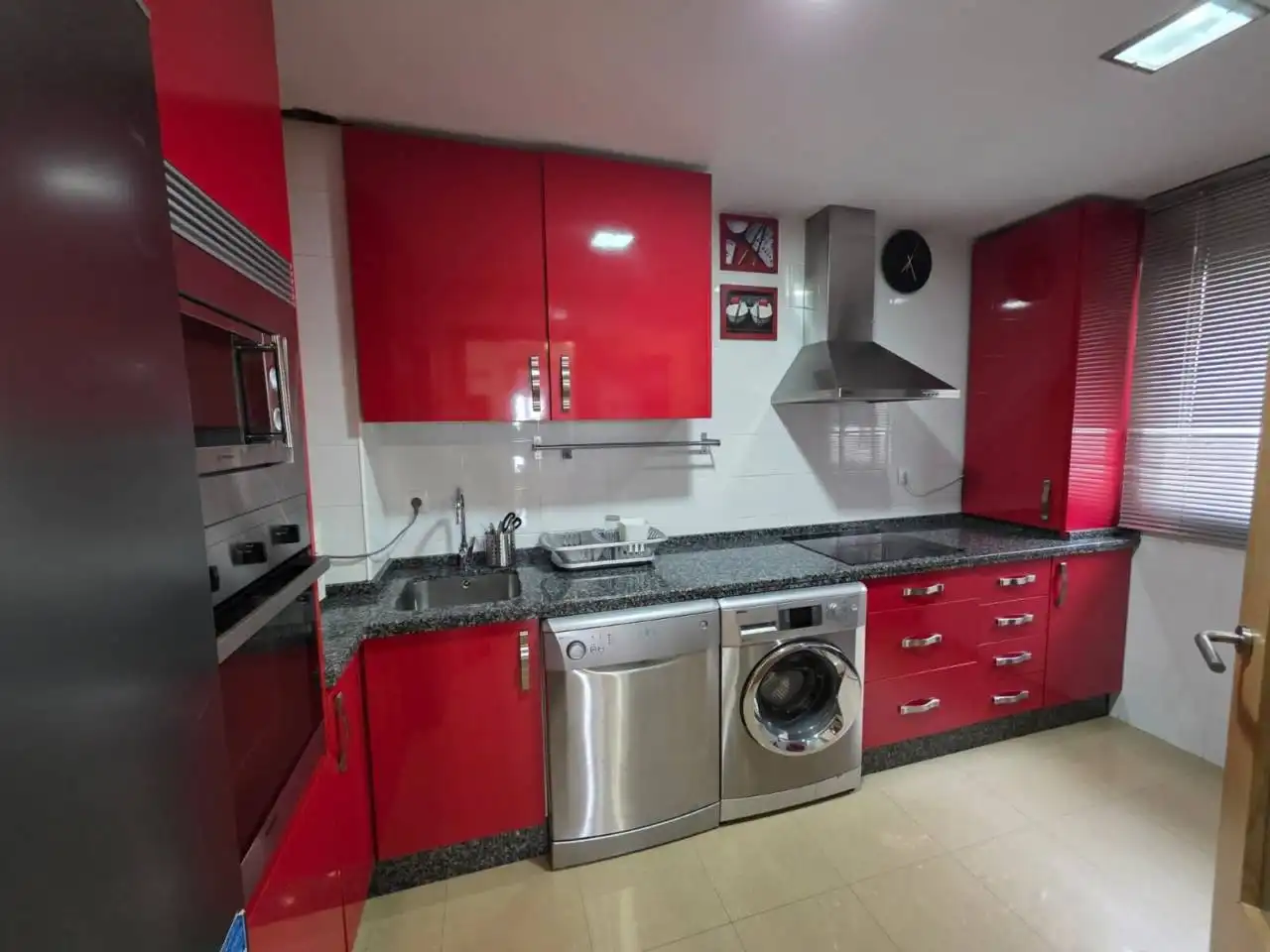 Cocina de Piso de alquiler en Badajoz con Aire acondicionado, Amueblado y Balcón