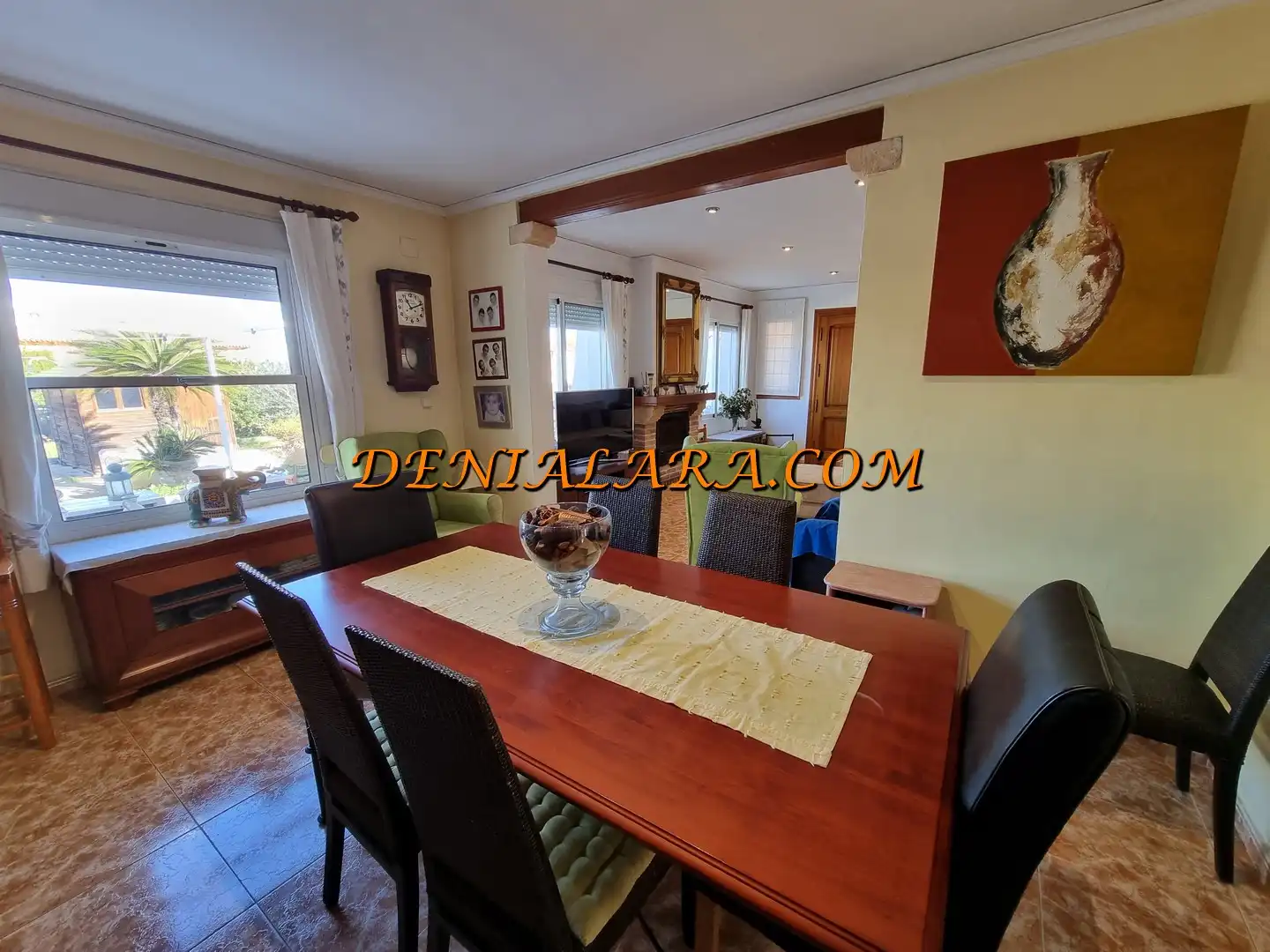 Dining room of Houses for sale in Dénia  with Air Conditioner, Private garden and Terrace