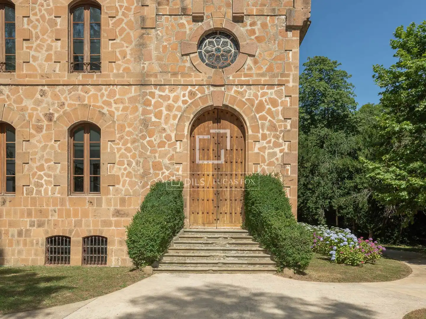 Vista exterior de Finca rústica en venta en Sant Hilari Sacalm con Aire acondicionado, Calefacción y Jardín privado