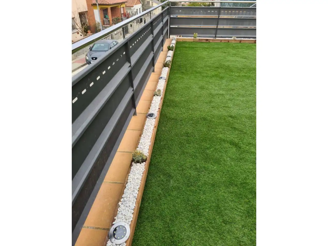 Terraza de Casa o chalet en venta en La Roca del Vallès con Aire acondicionado, Calefacción y Jardín privado
