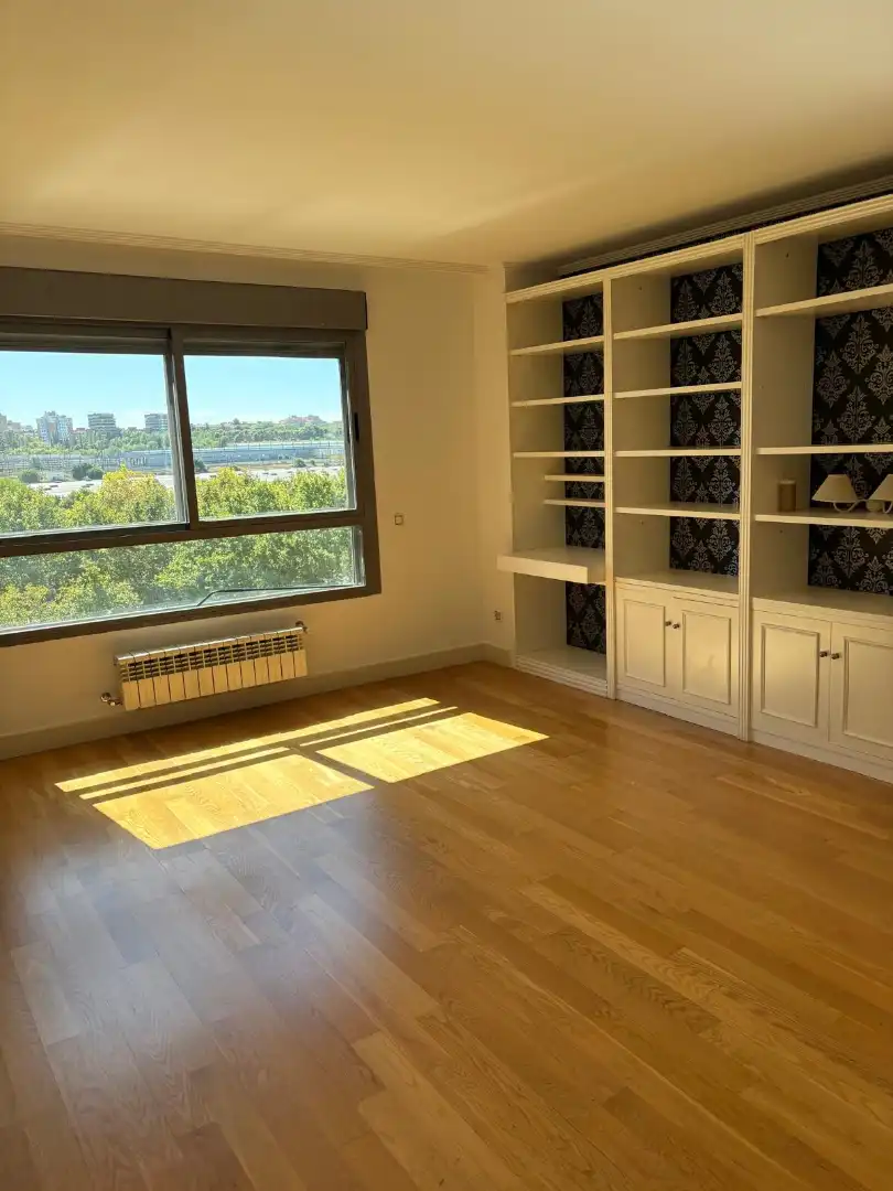 Living room of Flat for rent in Madrid  with Air Conditioner, Heating and Storage room