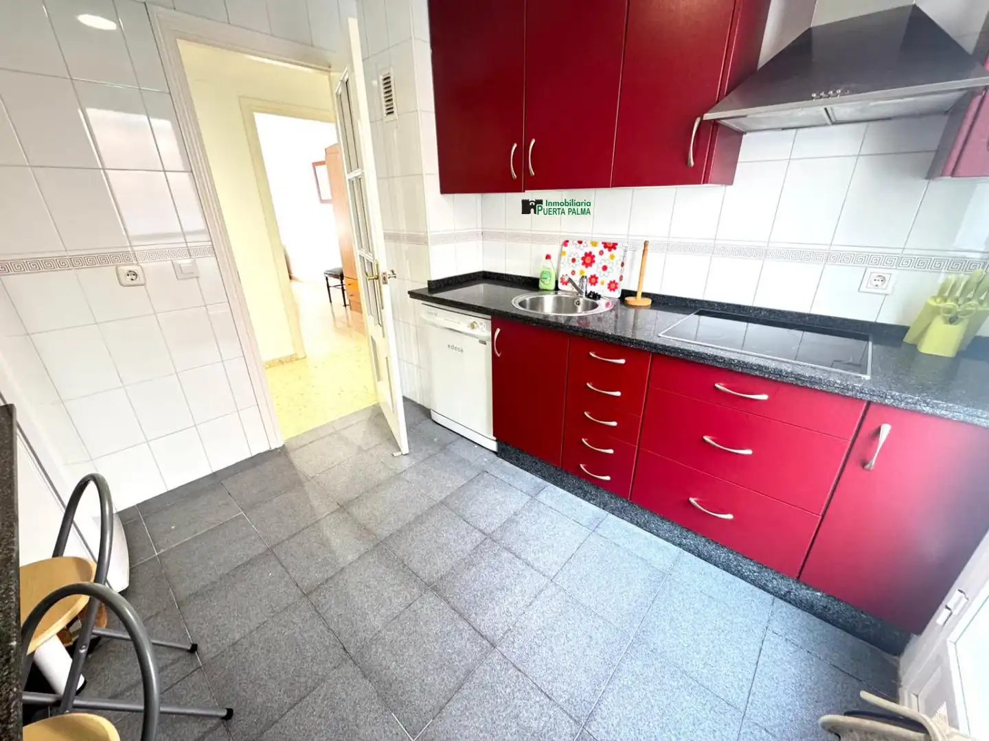 Cocina de Piso de alquiler en Badajoz con Aire acondicionado, Calefacción y Amueblado