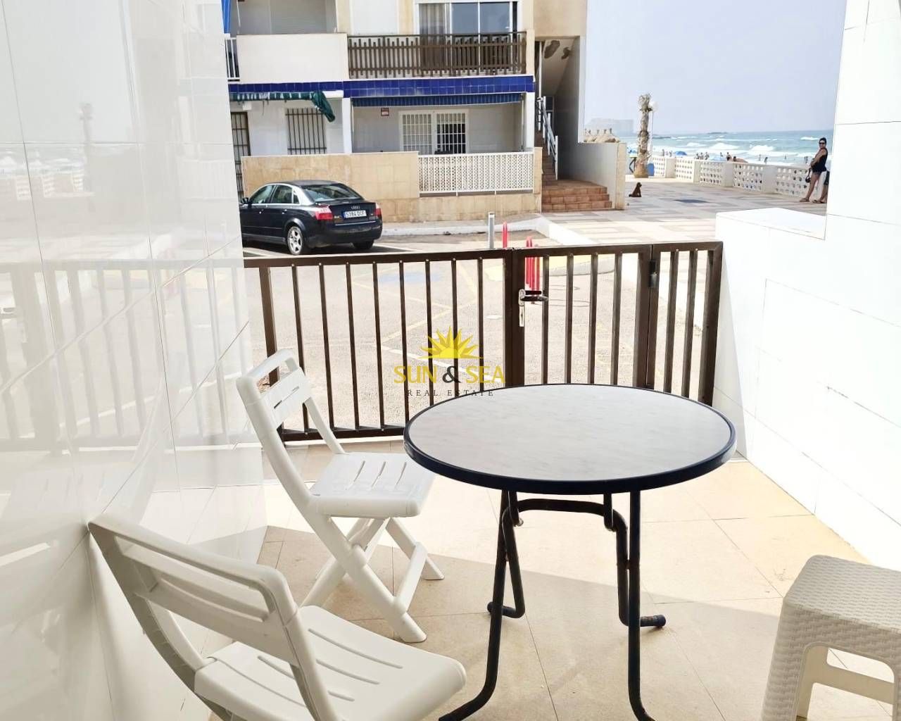 Balcony of Apartment to rent in La Manga del Mar Menor  with Heating, Terrace and Swimming Pool