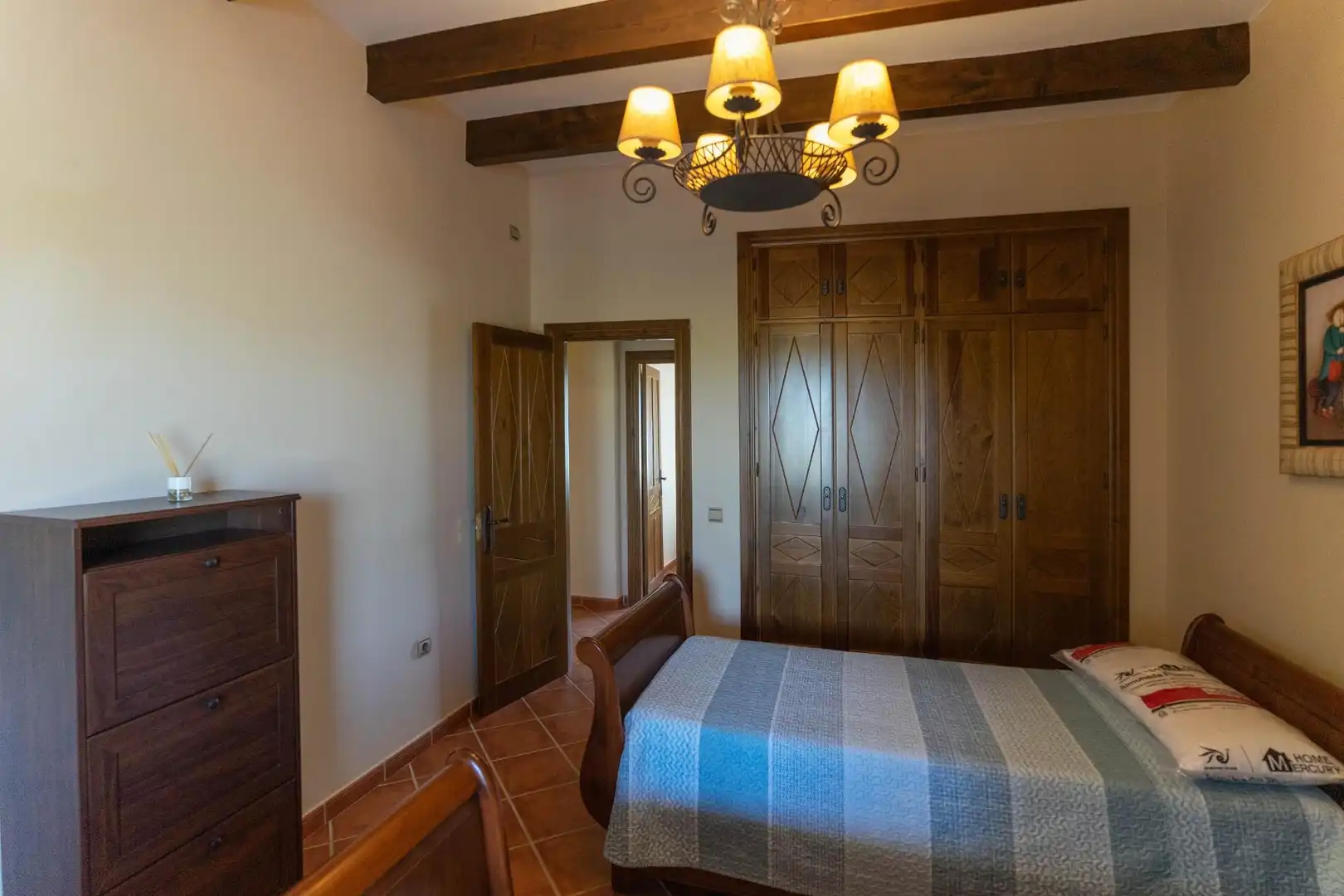 Bedroom of Houses for rent in Alhaurín El Grande  with Air Conditioner, Private garden and Terrace