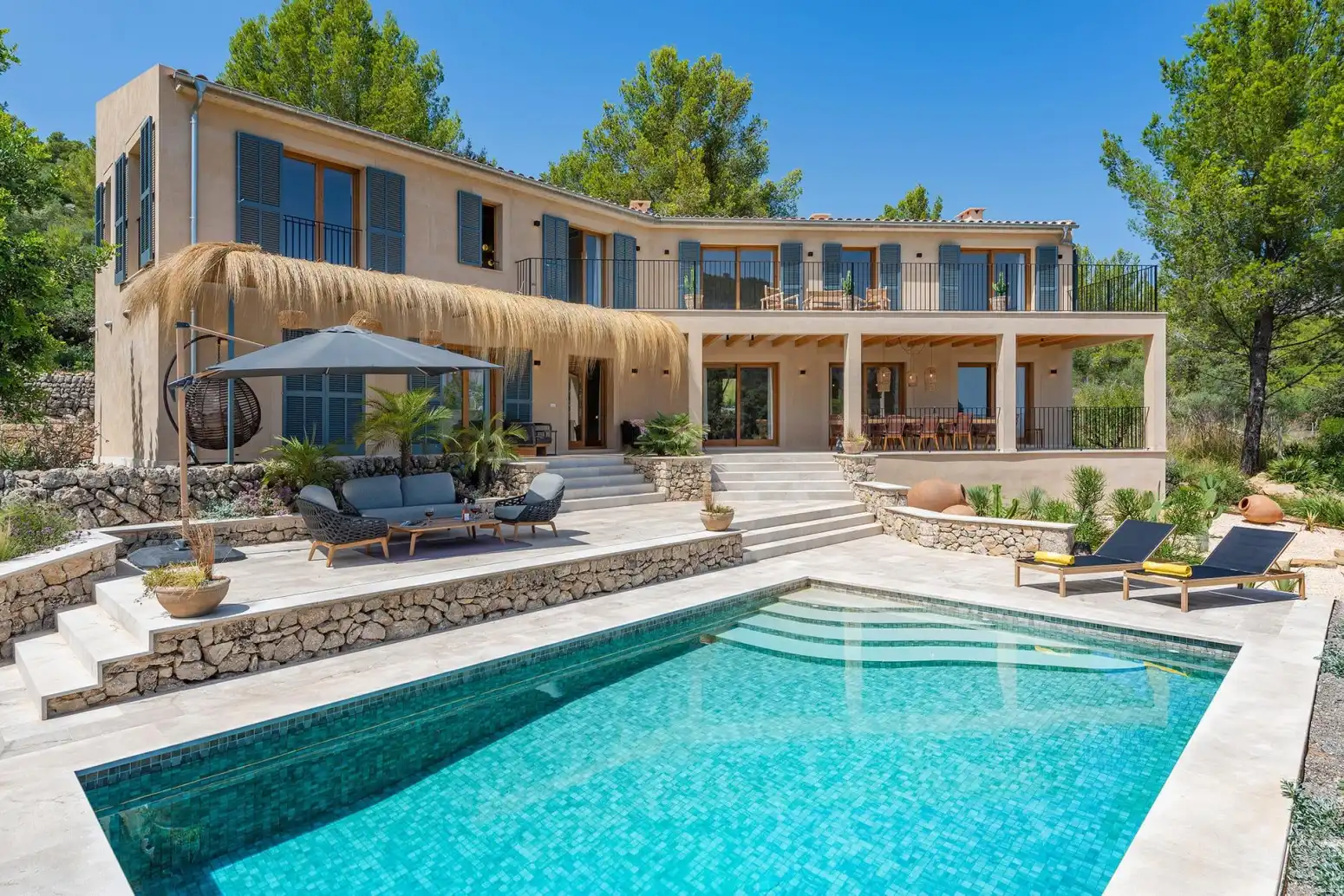 Exterior view of Houses for rent in Pollença  with Air Conditioner, Terrace and Storage room