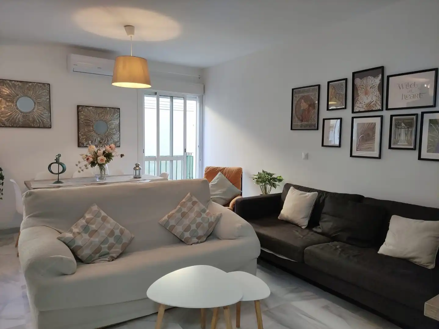 Sala de estar de Piso en venta en Sanlúcar de Barrameda con Aire acondicionado