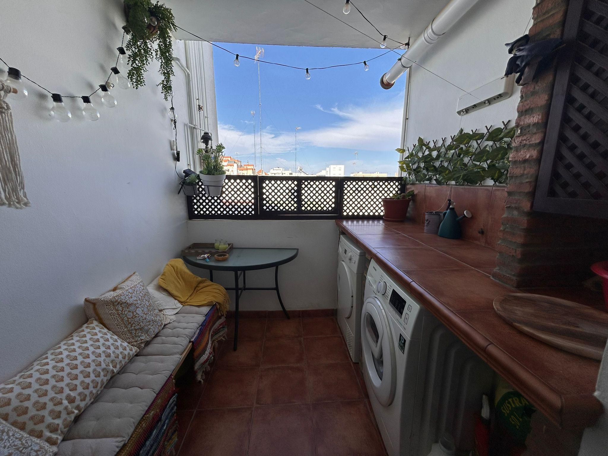 Balcony of Flat for sale in San Fernando  with Air Conditioner, Terrace and Storage room