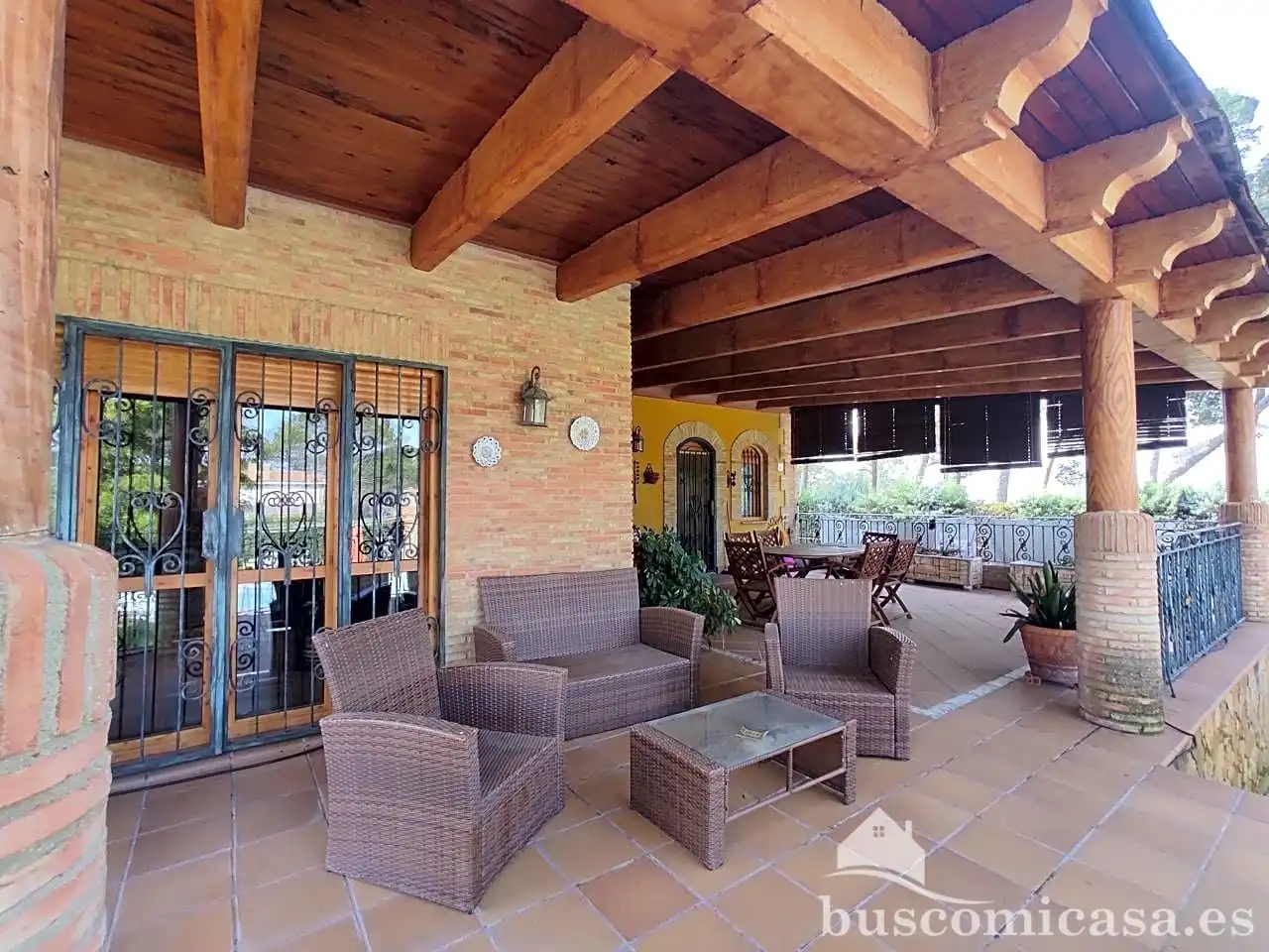 Terrassa de Casa o xalet en venda en Linares amb Aire condicionat, Calefacció i Jardí privat