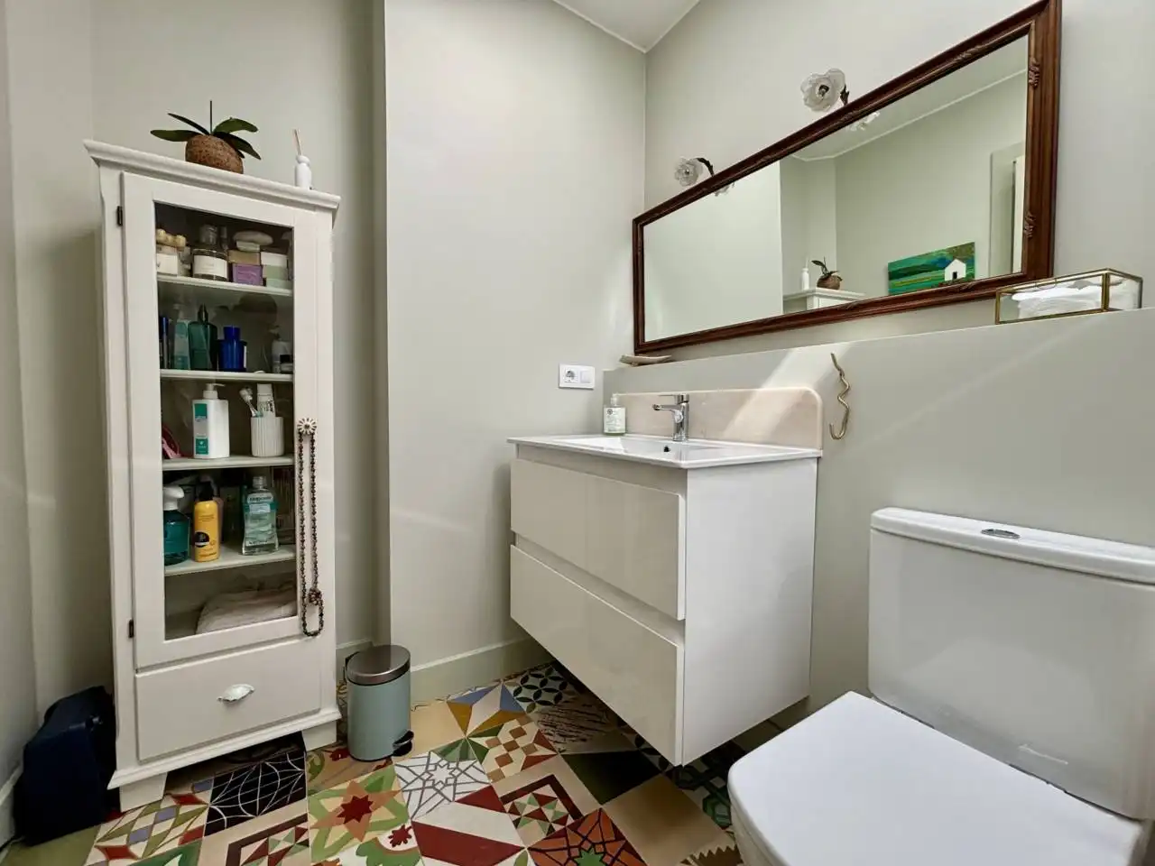 Baño de Piso de alquiler en Sant Feliu de Guíxols con Terraza y Amueblado