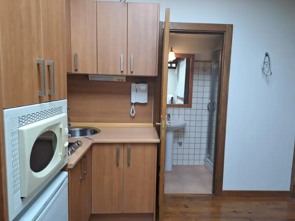 Küche von Wohnung zum Verkauf in Llívia mit Heizung, Parkett und Terrasse