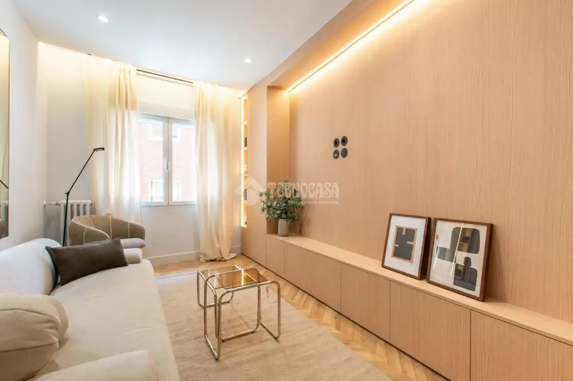 Sala de estar de Piso en venta en Madrid con Terraza