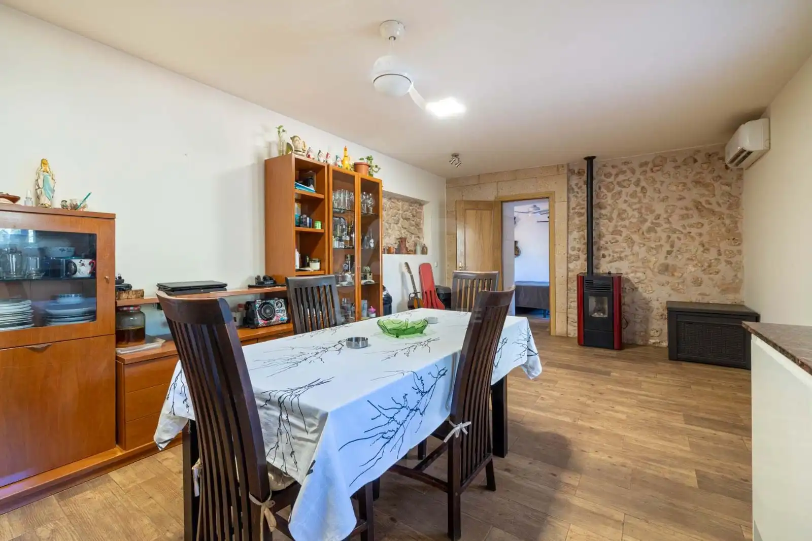Esszimmer von Haus oder Chalet zum Verkauf in Sencelles mit Klimaanlage, Heizung und Terrasse