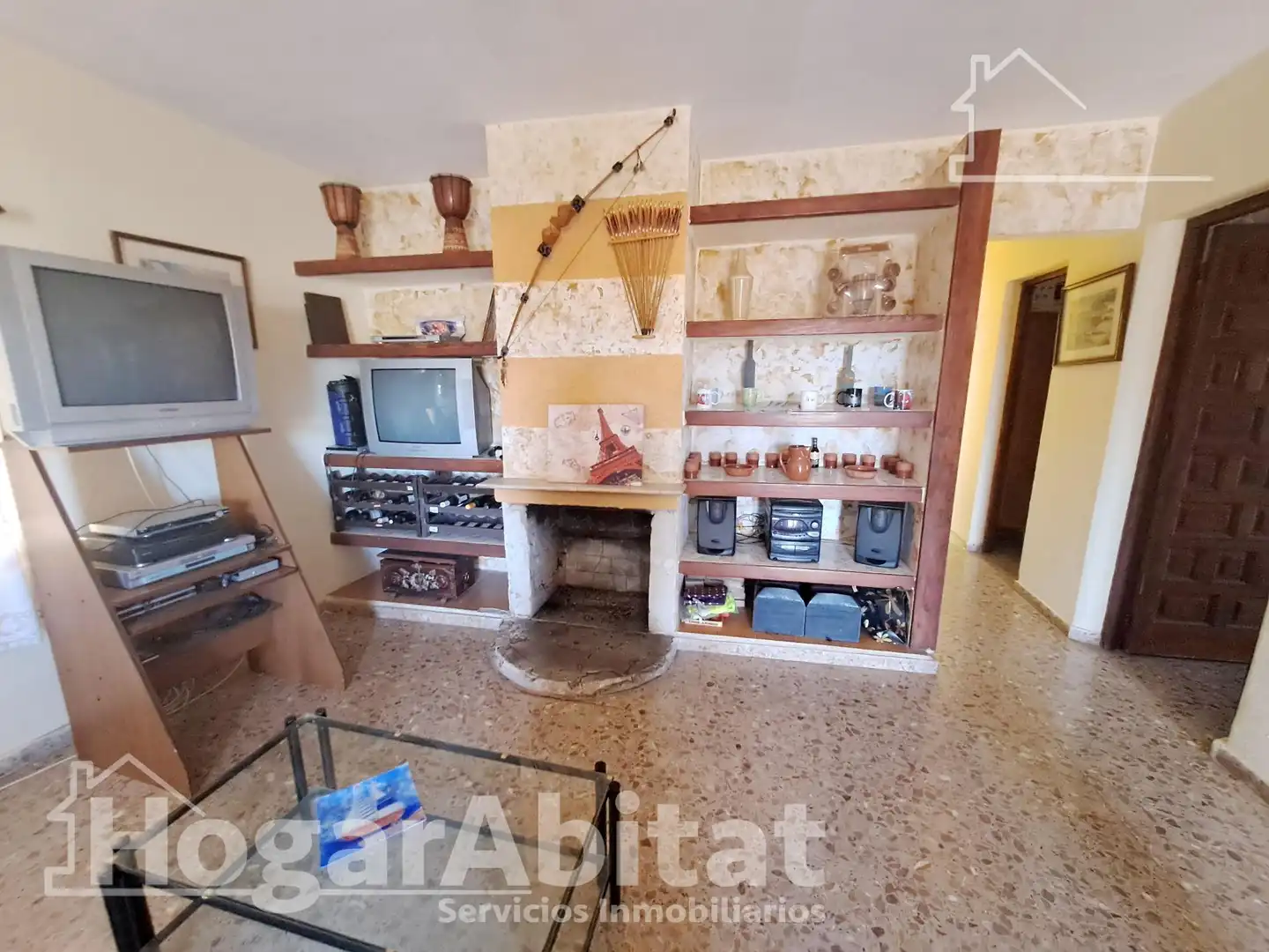 Sala d'estar de Casa o xalet en venda en L'Alcora amb Calefacció, Jardí privat i Terrassa