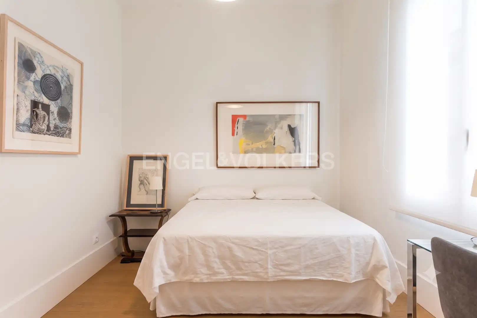 Bedroom of Flat for rent in Madrid  with Air Conditioner, Heating and Furnished