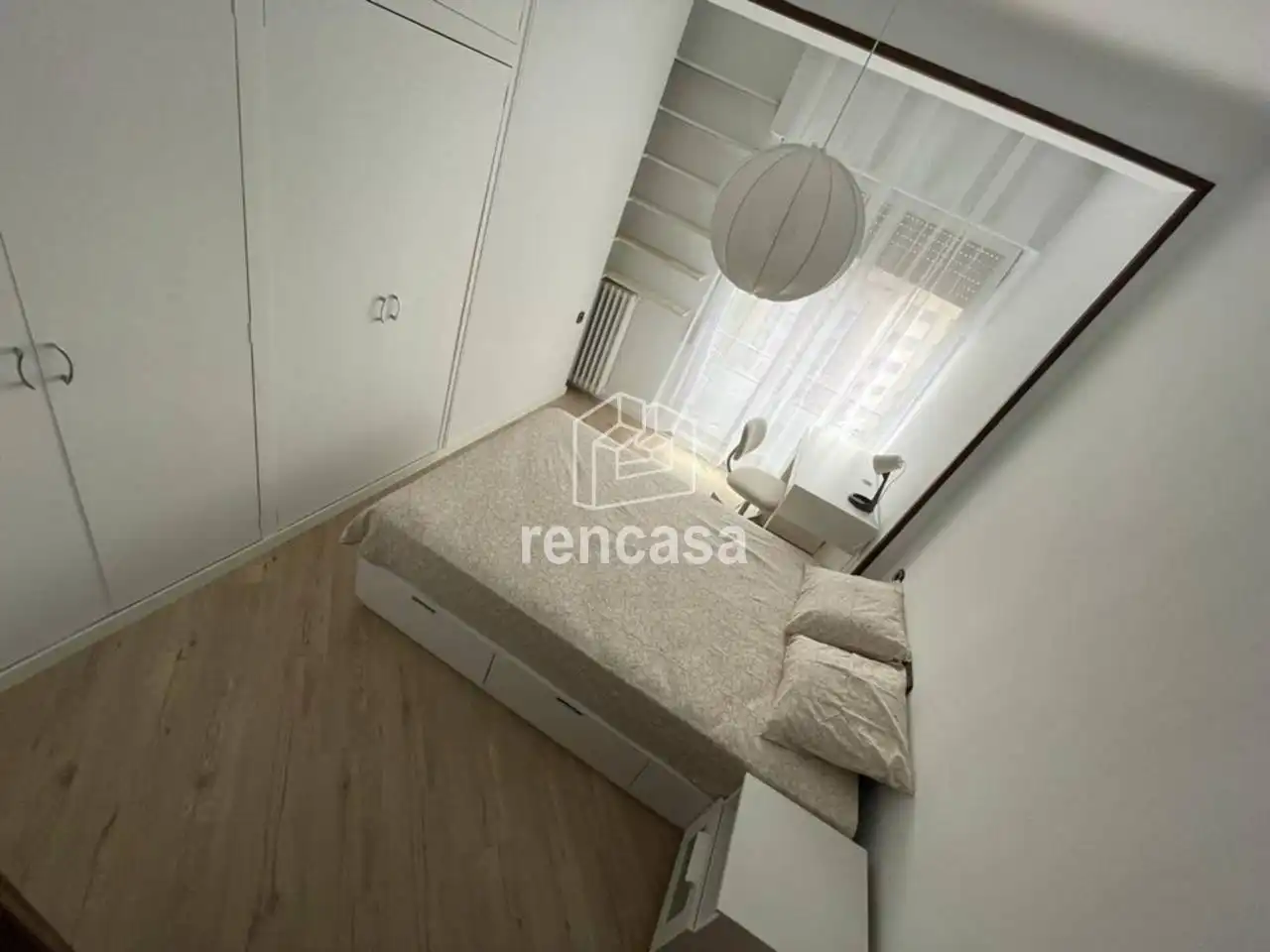 Schlafzimmer von Wohnung zur Miete in Lleida mit Klimaanlage, Heizung und Parkett