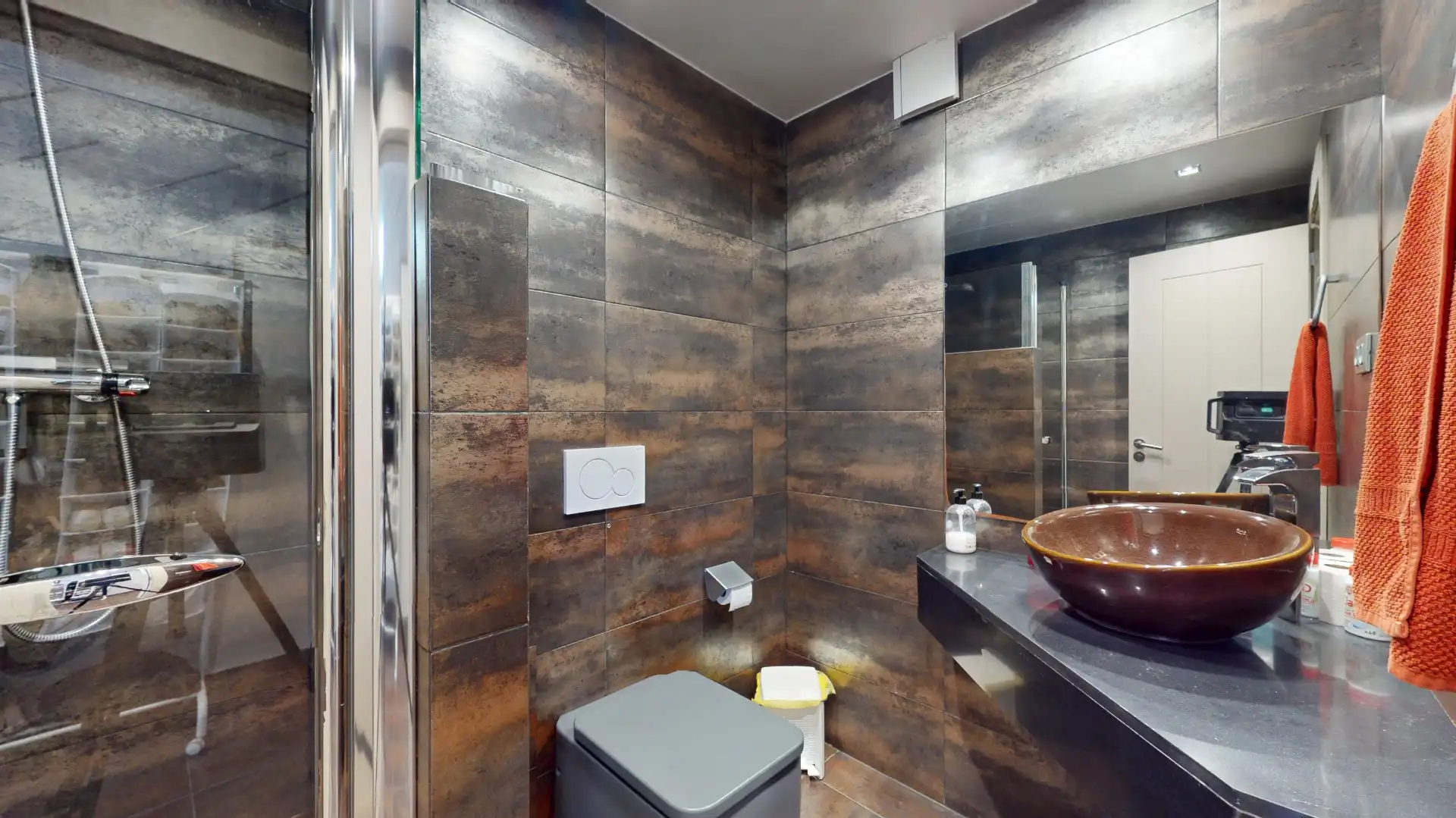 Baño de Casa o chalet en venta en Mont-roig del Camp con Aire acondicionado, Calefacción y Jardín privado