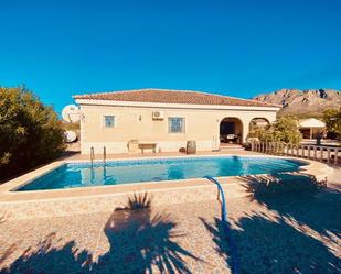 Exterior view of House or chalet for sale in Abanilla  with Air Conditioner, Terrace and Swimming Pool