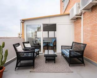 Terrace of Attic to rent in  Valencia Capital  with Air Conditioner, Terrace and Furnished