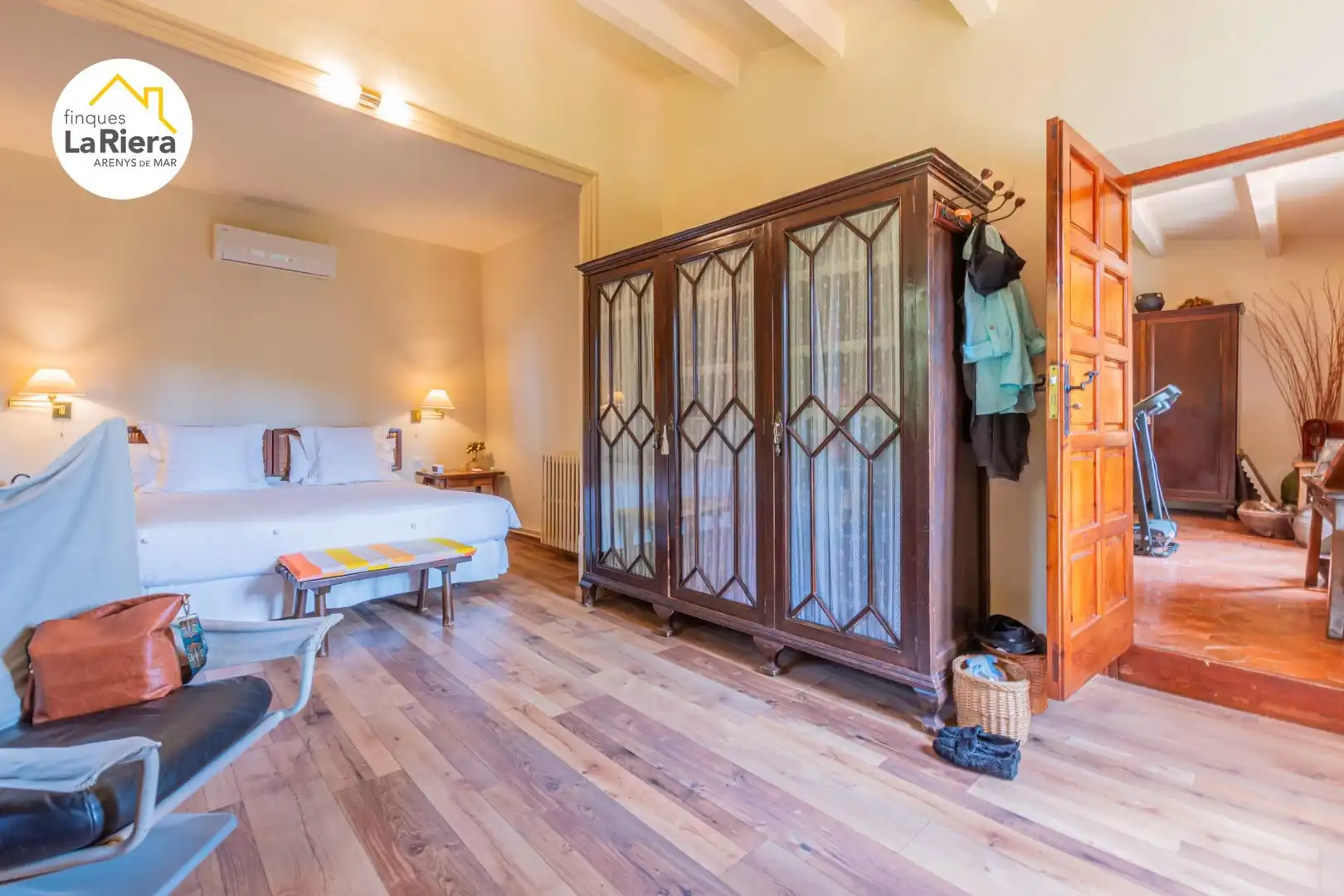 Bedroom of Houses for sale in Arenys de Munt  with Air Conditioner, Heating and Private garden