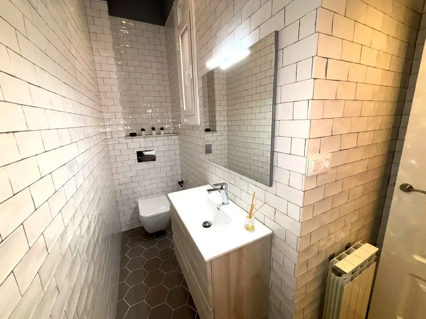 Badezimmer von Wohnung zur Miete in Murcia mit Klimaanlage, Heizung und Möbliert