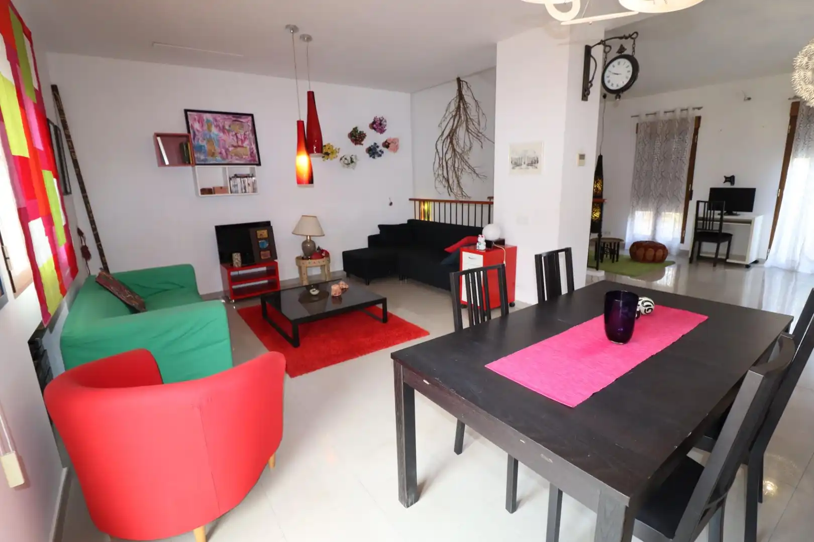 Wohnzimmer von Wohnungen zur Miete in Godella mit Klimaanlage, Terrasse und Abstellraum