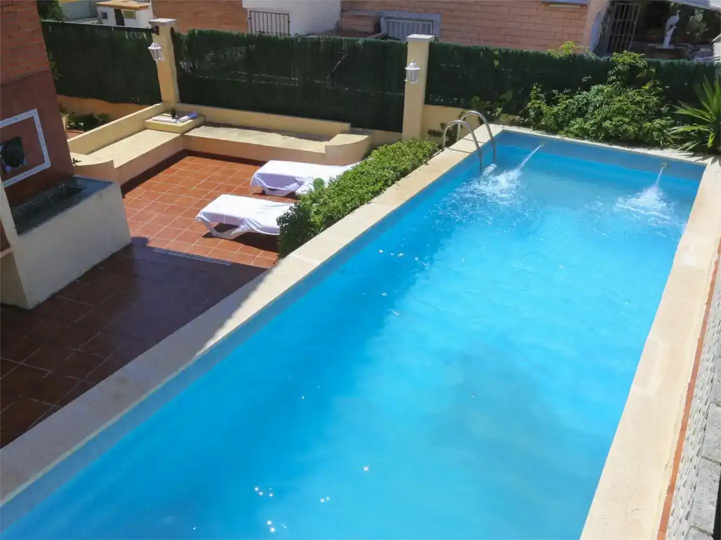Piscina de Casa o xalet de lloguer en Salou amb Aire condicionat, Jardí privat i Piscina