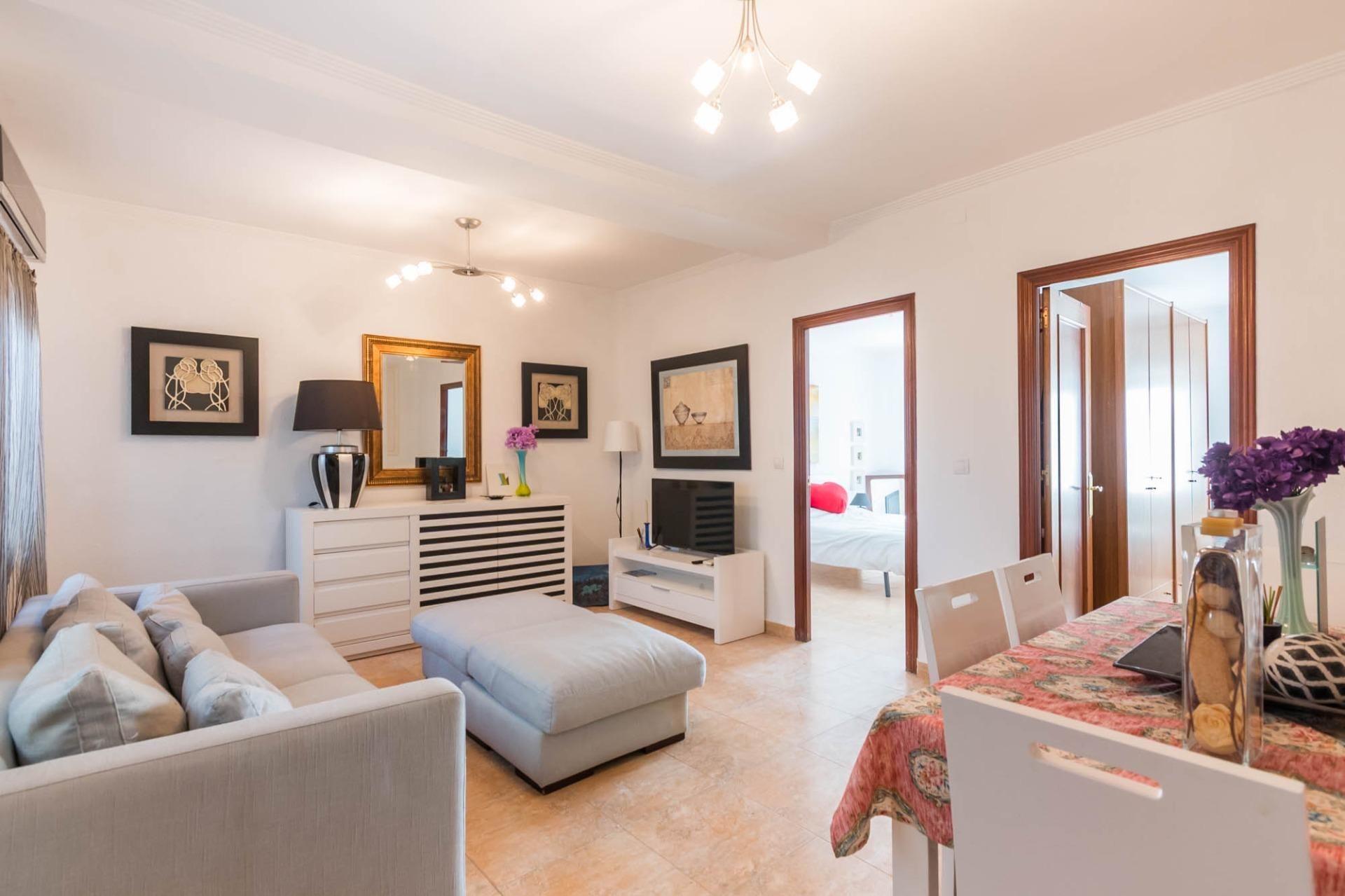 Living room of Flat for sale in  Murcia Capital  with Air Conditioner and Storage room