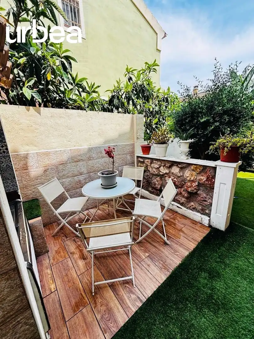 Terrassa de Casa adosada en venda en Málaga amb Aire condicionat, Jardí privat i Terrassa