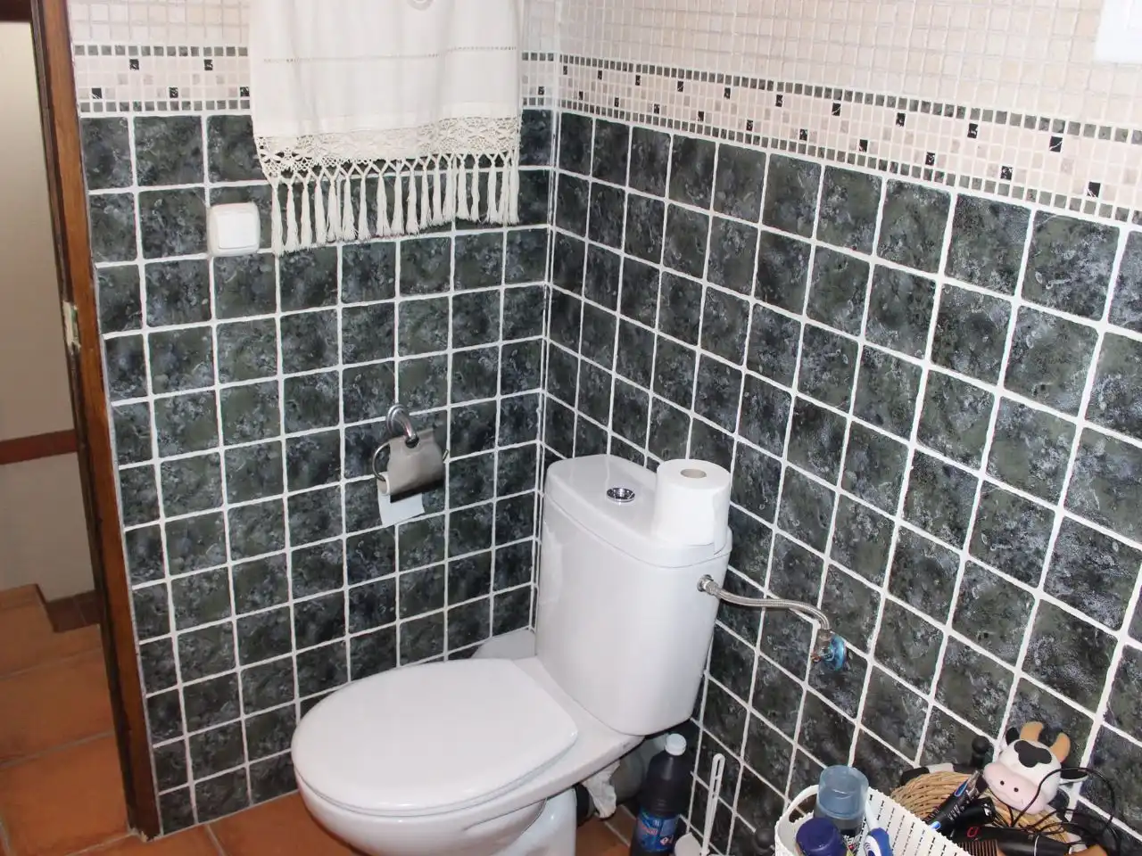 Bany de Casa o xalet de lloguer en Alhaurín El Grande amb Aire condicionat, Terrassa i Piscina