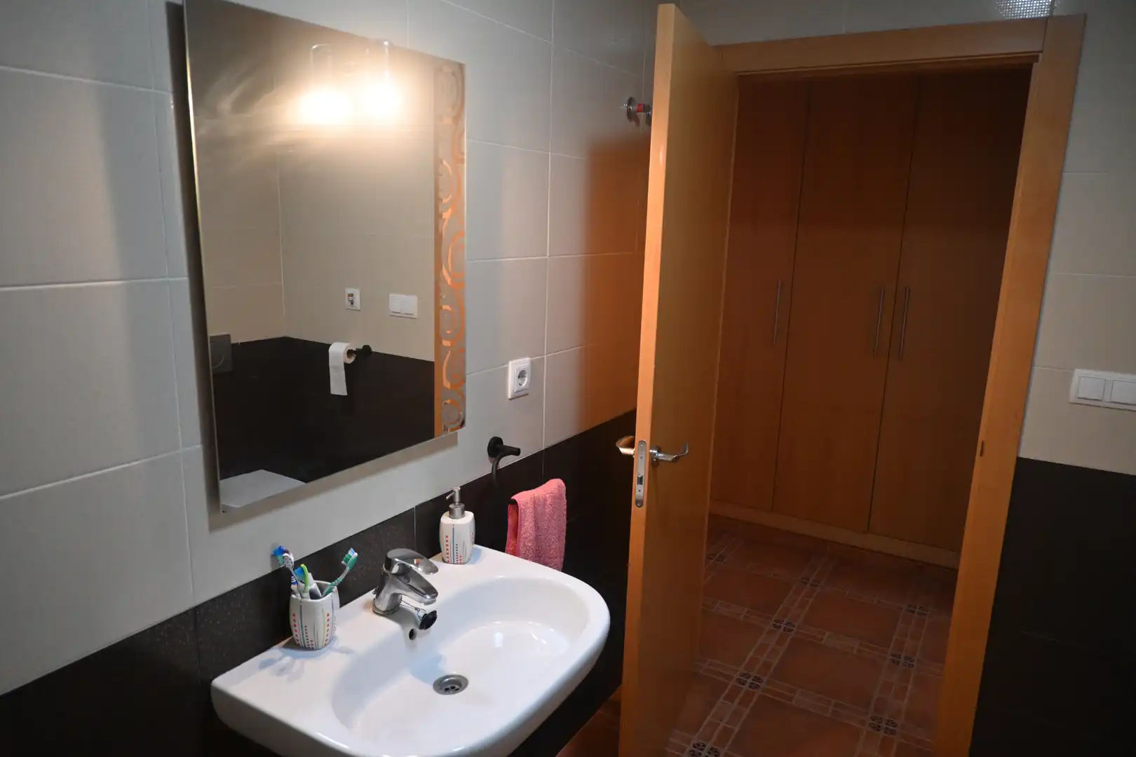 Baño de Casa adosada de alquiler en Sagunto / Sagunt con Aire acondicionado, Calefacción y Terraza