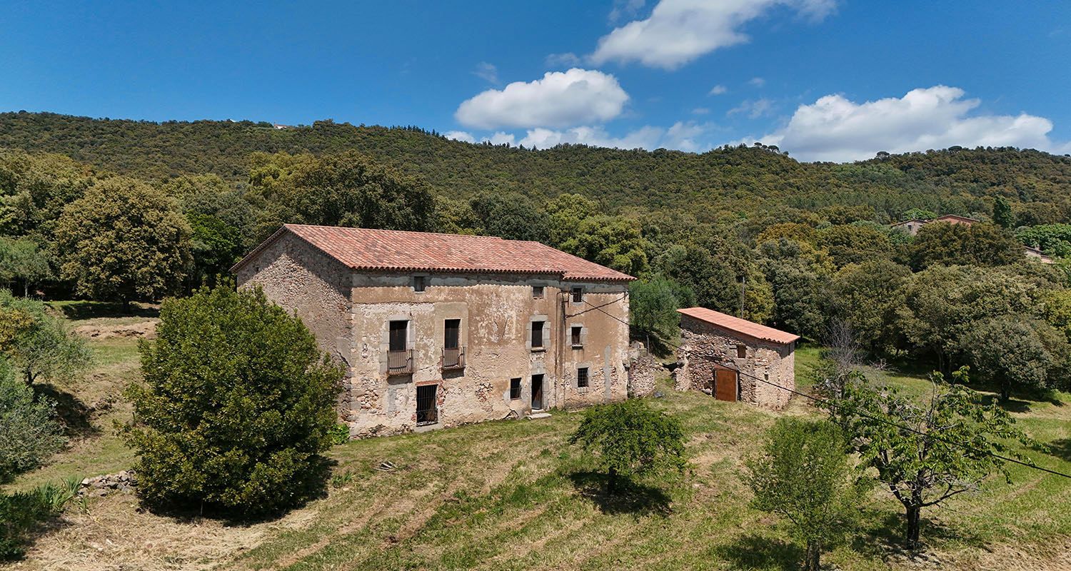 Exterior view of Country house for sale in Sant Feliu de Buixalleu  with Private garden and Alarm