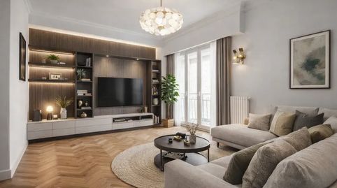 Piso en venta en el Centro de San Sebastián, edificio de hormigón rehabilitado