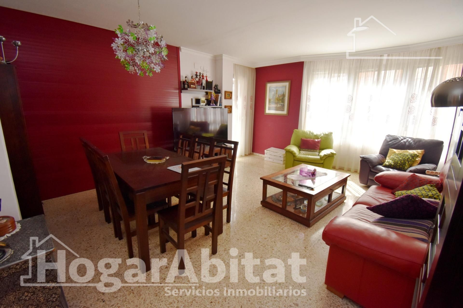 Living room of Flat for sale in Burriana / Borriana  with Heating and Balcony