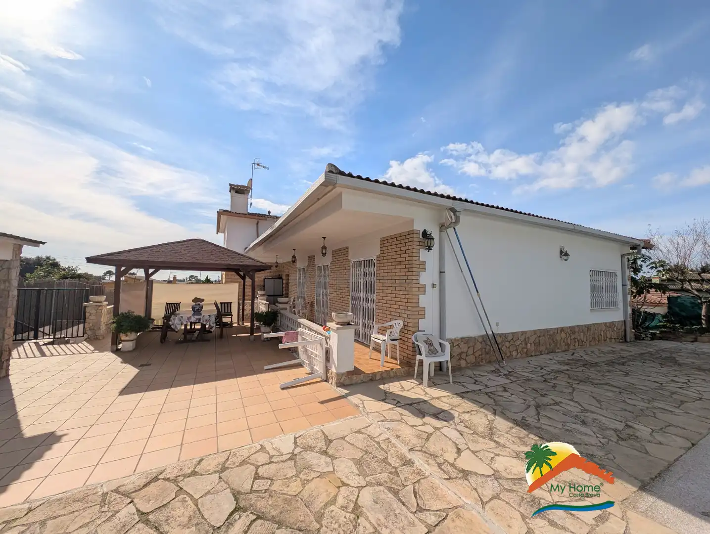 Vista exterior de Casa o xalet en venda en Lloret de Mar amb Calefacció, Jardí privat i Terrassa
