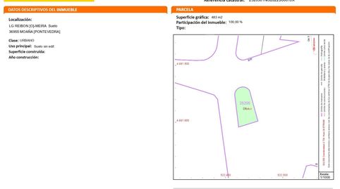 Foto 2 von Residential zum Verkauf in Calle de Reibón, Moaña, Pontevedra